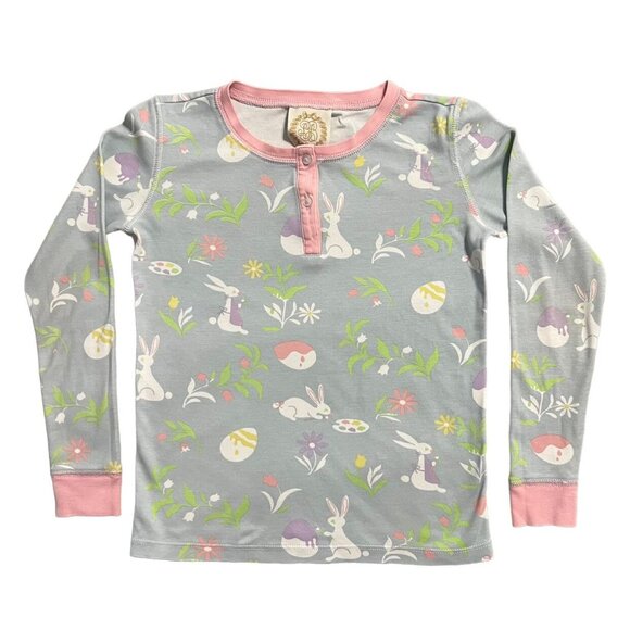 The Beaufort Bonnet Company TBBC Sz 8 Pima Cotton Easter Bunny Pajamas - Picture 2 of 9